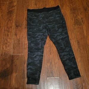 No Boundaries Black Camouflage Joggers